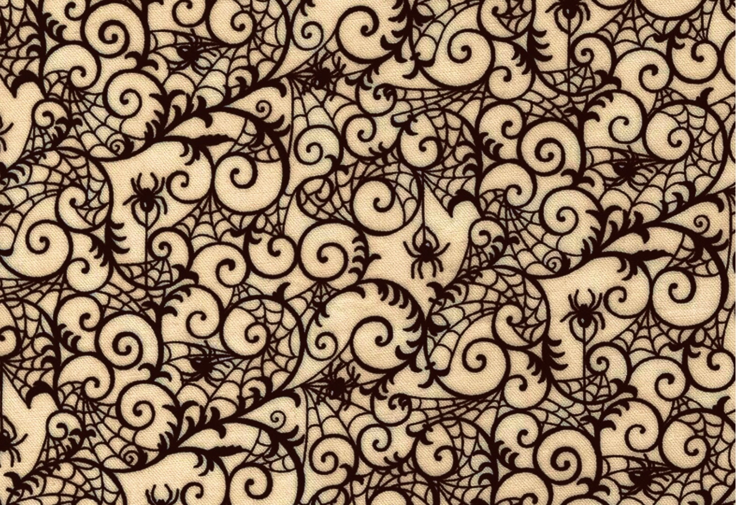 Grunged Halloween Fabric