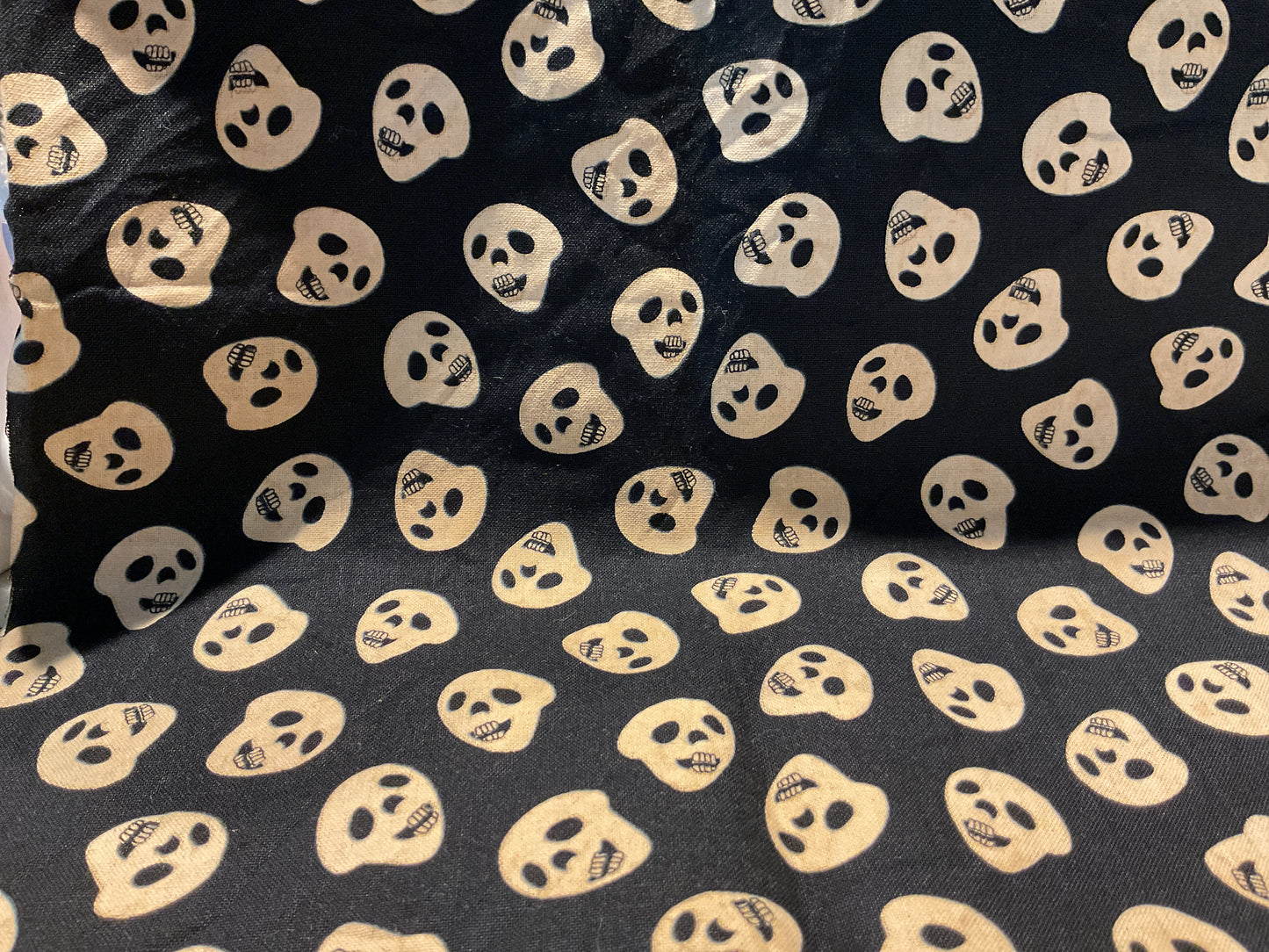 Grunged Halloween fabric