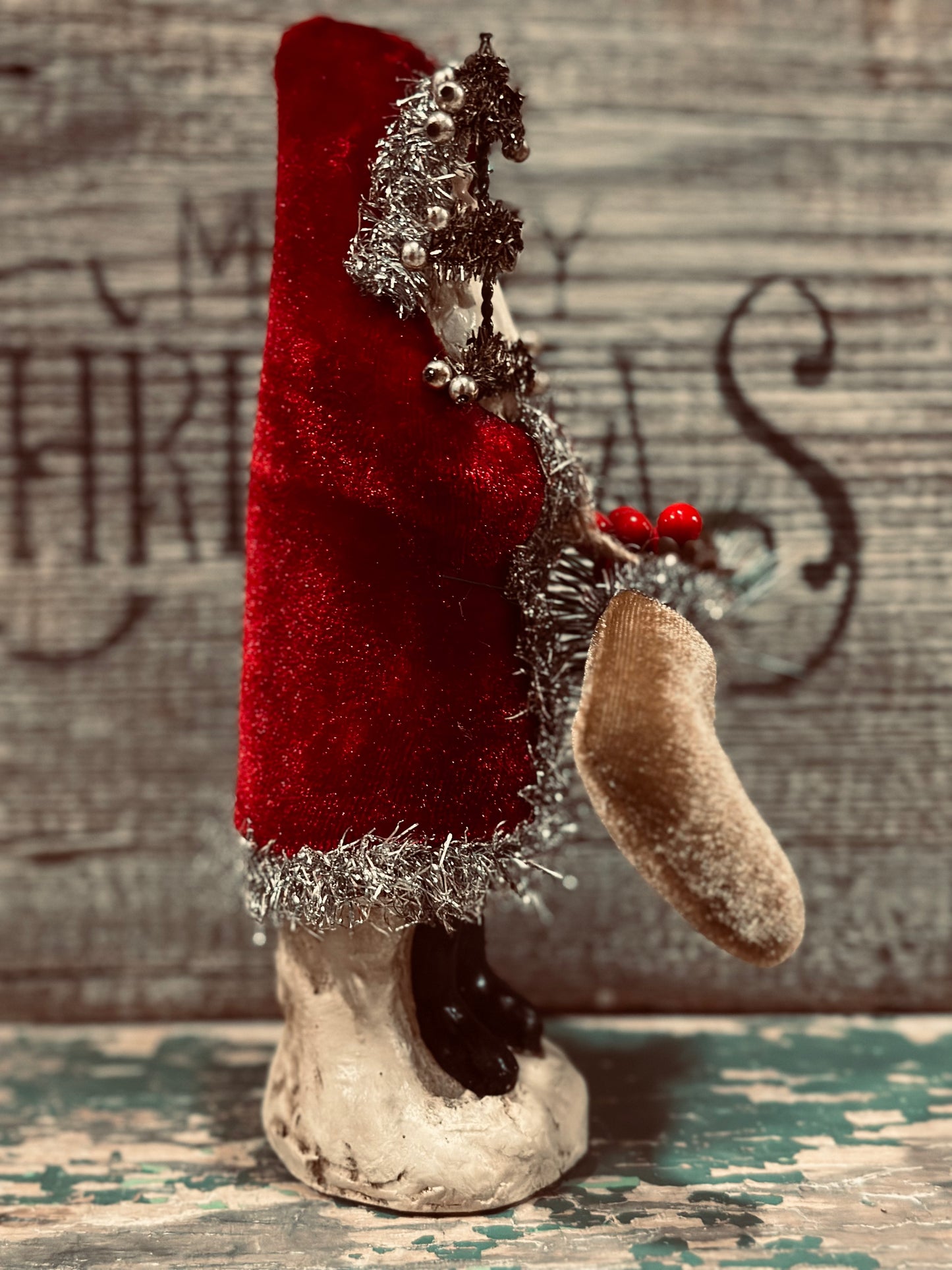 Red Velvet Belsnickle Santa