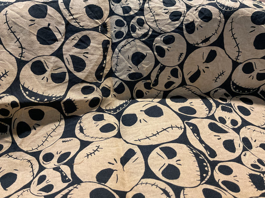 Grunged Halloween fabric