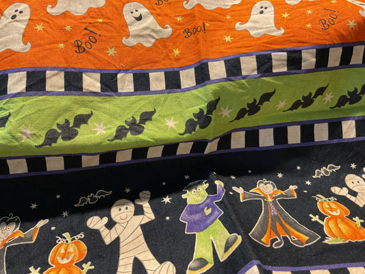Grunged Halloween Fabric
