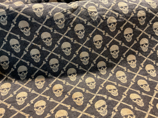 Grunged Halloween fabric