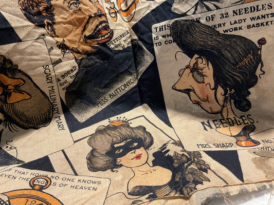Grunged Halloween fabric